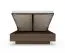 Doppelbett | gepolstertes Kopfteil | Farbe: Eiche Dunin | Liegefläche: 160 x 200 cm | ABS-Kantenschutz | Bettkasten für Bettwäsche
