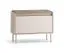 Garderobe Komplett Set | Farbe: Eiche Cremona / Kaschmir | Soft-Close | inkl. Samtpolster | Kommode | Spiegel | Schuhschrank | Garderobe mit sieben Haken
