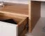 Wohnzimmer Komplett - Set N Barbe, 5-teilig, modernen Design, Farbe: Kaschmir, mit Elektro-Kamin, ABS-Kantenschutz, sehr Stabil