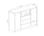 Schlafzimmer - Set | Eckkleiderschrank - Set M Fafe | 5-teilig | Farbe: Eiche Artisan / Schwarz | Kleiderschrank | Schrankaufsatz | Kommode | Soft-Close-System