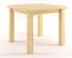 Holztisch Tisch 60x60 cm Kiefer massiv, Farbe: Natur Abbildung