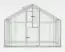 Gewächshaus - Glashaus Radicchio XL7, Wände: 4 mm gehärtetes Glas, Dach: 6 mm HKP mehrwandig, Grundfläche: 6,40 m² - Abmessungen: 220 x 290 cm (L x B)