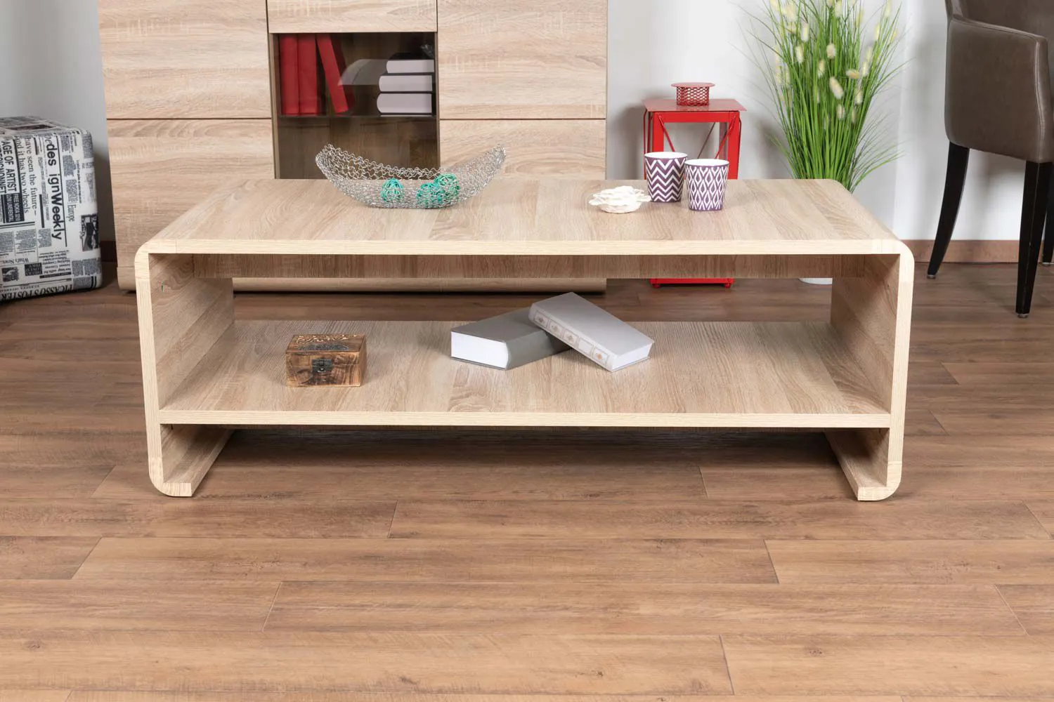 Couchtisch Gabes 05, Farbe: Eiche Sonoma