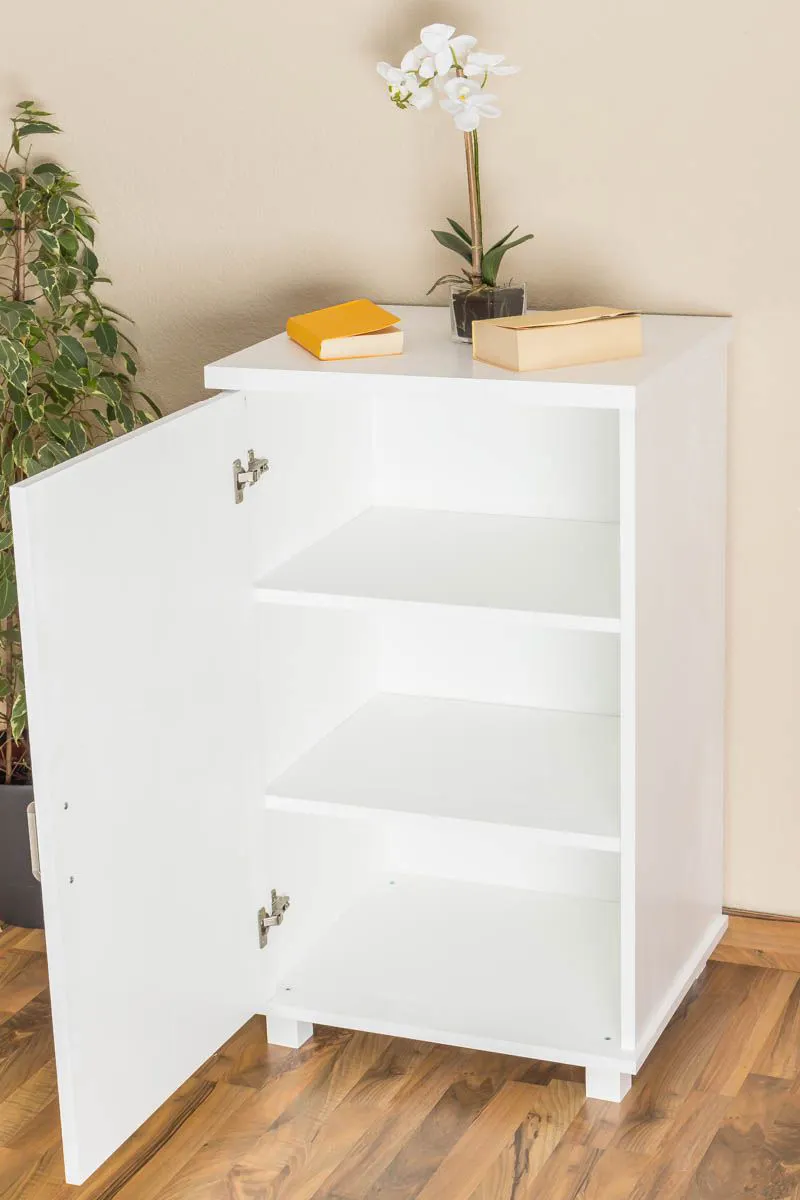 Weiße Kommode 60cm breit