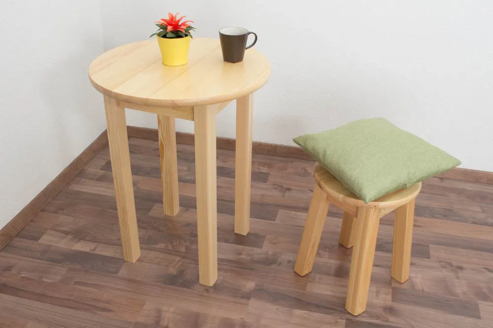 Runder Esstisch 60 cm Durchmesser