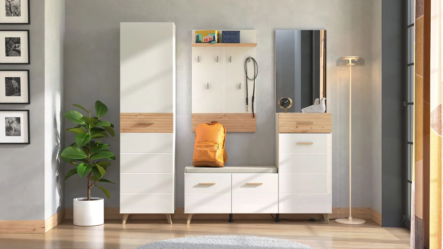 Garderobe Komplett