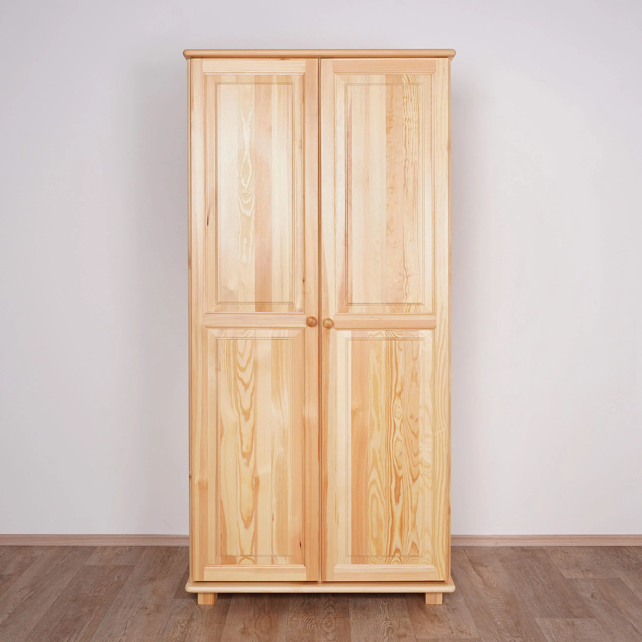 Kleiderschrank Kiefer Vollholz massiv natur 008