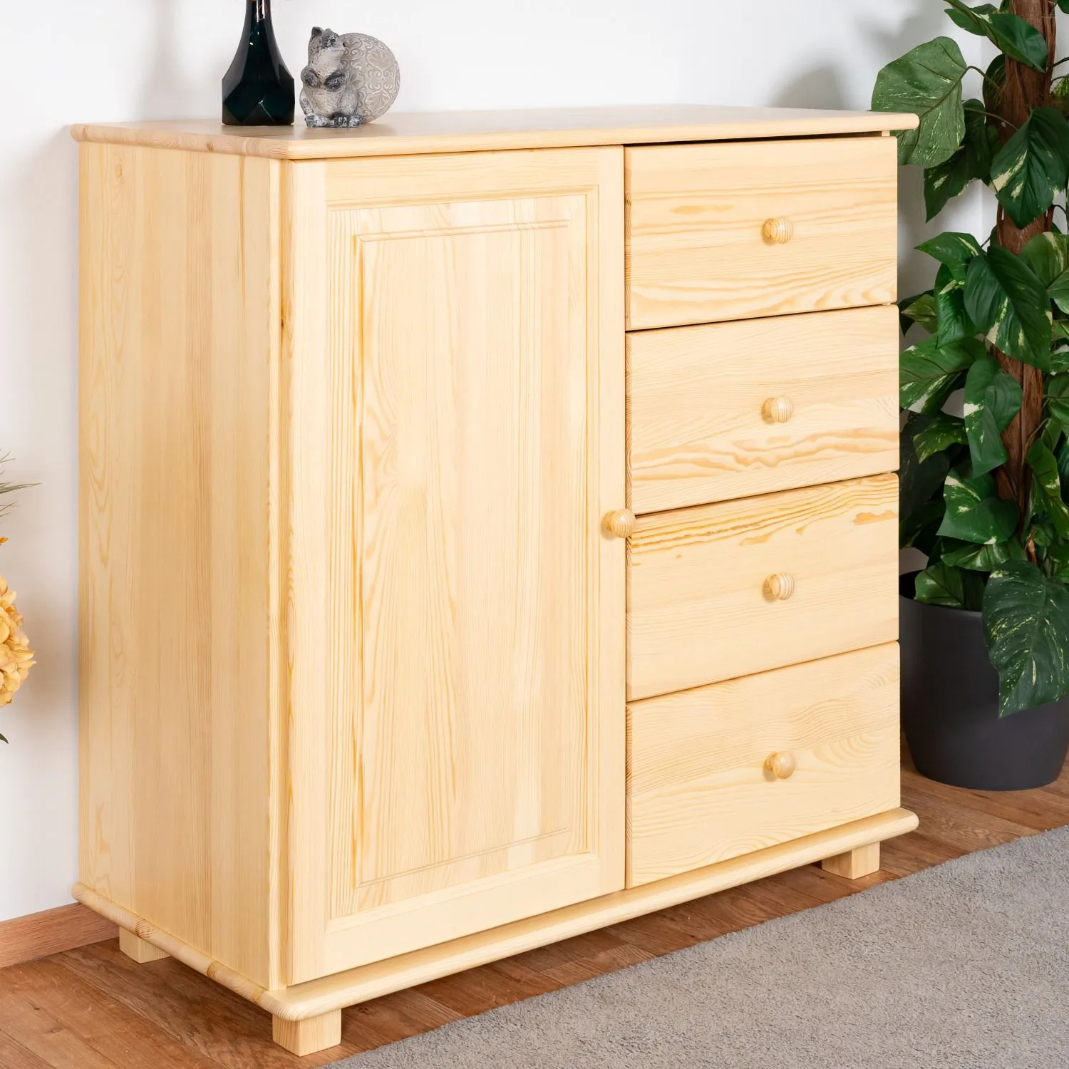 Kommode Kiefer massiv Vollholz natur 050