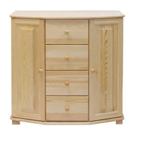 Sideboard, Anrichte, Kommode, 100 cm breit, Türen Anzahl 2, Höhe (cm) 100, Länge/Tiefe (cm) 100, Breite (cm) 47, Massivholz, Material Kiefer massiv, Sideboard, Anrichte, Kommode, 100 cm breit