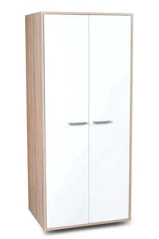 Schlafzimmer - Kleiderschrank, Türen Anzahl 2, Höhe (cm) 180, Länge/Tiefe ( cm) 78, Breite (cm) 60, Material Holzwerkstoff, Farbe Sonoma Eiche, Schlafzimmer