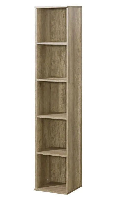 Regal - 35 cm breit, Farbe: Braun, Höhe (cm) 175, Länge/Tiefe (cm) 35, Breite (cm) 32, Material Holzwerkstoff, Farbe Braun, Sichling, Regal