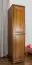 Massivholz-Kleiderschrank, Farbe: Eiche 190x47x60 cm Abbildung
