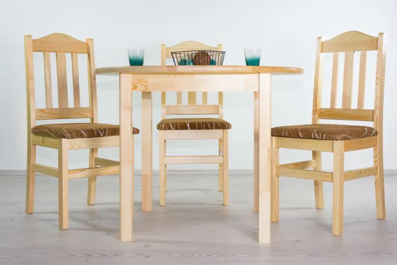 Runder Tisch Kiefernholz