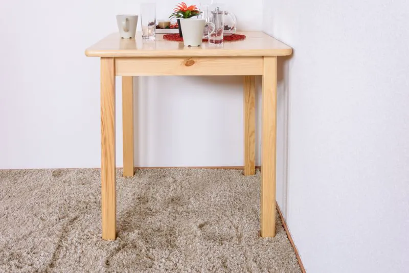 Kiefernholztisch 75x75