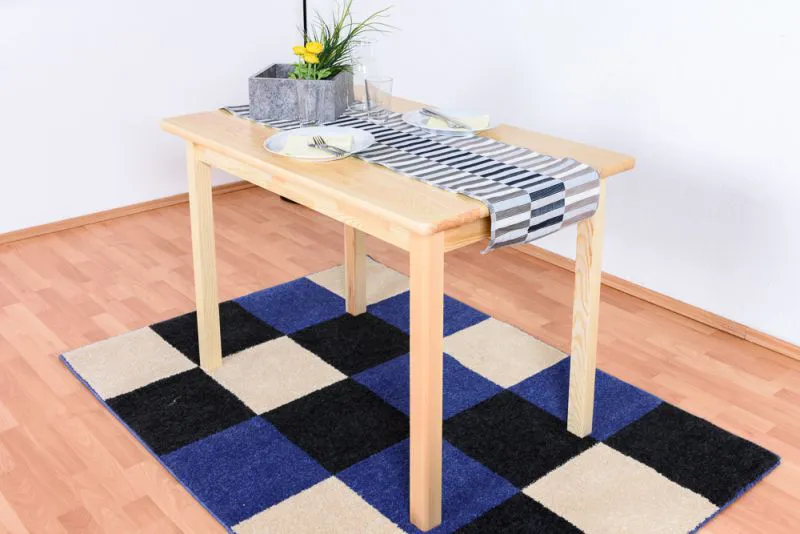 Tisch Kiefer massiv Vollholz natur Junco 228B (eckig) - 110 x 70 cm (B x T)