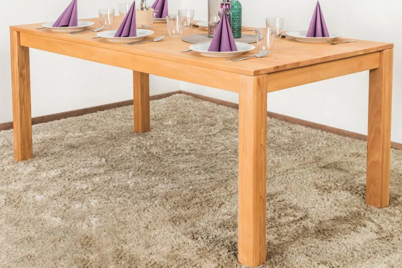 Esstisch Wooden Nature 417 Kernbuche massiv geölt - 180 x 90 cm (B x T)
