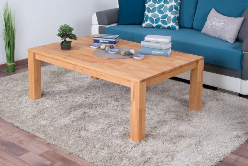 Couchtisch Wooden Nature 419 Kernbuche massiv - 120 x 80 x 45 cm (B x T x H)