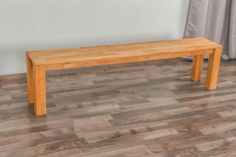Sitzbank Buche Massivholz Abbildung