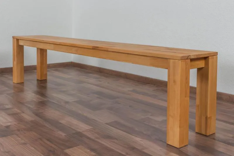 Sitzbank Buche Massivholz Abbildung