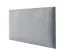 Polsterpaneele, 10er Set, Farbe: Grau, Bezug: Velour, Maße: 60 x 30 cm