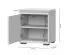 Sitzbank mit Stauraum Neiafu 110, Farbe: Kaschmir, Soft-Close-System, gepolstertes Sitzkissen, Maße: 53 x 46 x 36 cm, für die Garderobe