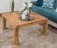 Couchtisch Wooden Nature 419 Eiche massiv - 45 x 80 x 80 cm (H x B x T)