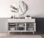 Sideboard / Kommode Humboldt 05 | Maße: 154 x 40 x 85 cm | Farbe: Eiche Cremona / Kaschmir | 3 Schubladen | 3 Türen | Beine: Metall | Soft-Close