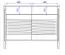 Kleine Kommode mit LED-Beleuchtung Gorica 10, in Eiche Rustikal, 85 x 111 x 50 cm, Soft Close System, teilmassiv, Antisol-Glas Bronze