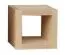 Hängeregal, Wandregal, Bücherregal - 15 cm breit, Kiefer Massivholz, Farbe: Natur Abbildung