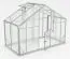 Gewächshaus - Glashaus Mangold XL4, gehärtetes Glas 4 mm, Grundfläche: 4,40 m² - Abmessungen: 150 x 290 cm (L x B)
