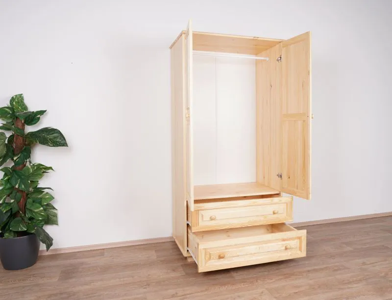 Kleiderschrank Kiefer 80 cm breit