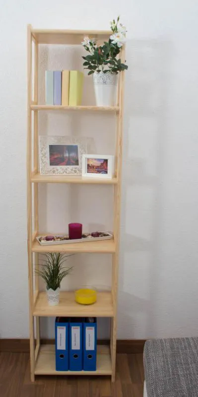 Standregal, 50 cm breit, Kiefer Holz-Massiv, Farbe: Natur Abbildung