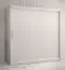 Kleiderschrank mit genügend Stauraum Balmenhorn 13, Farbe: Weiß matt - Abmessungen: 200 x 180 x 62 cm (H x B x T), mit 10 Fächern und zwei Kleiderstangen