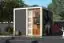 Modernes Gartenhaus mit Schiebetür, Farbe: Terragrau, Grundfläche: 5,86 m²