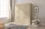 Schwebetürenschrank mit genügend Stauraum Bickleigh 22, Farbe: Eiche Sonoma - Abmessungen: 214 x 200 x 62 cm (H x B x T), mit 10 Fächern
