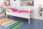 Kinderbett / Jugendbett "Easy Premium Line" K1/n Sofa, Buche Vollholz massiv weiß lackiert