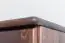 Massivholz-Kleiderschrank, Farbe: Nuss 190x120x60 cm