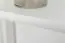 Regal Kiefer massiv Vollholz weiß lackiert Junco 55C - Abmessung 164 x 60 x 30 cm