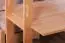 Funktionsbett mit Bettkasten Tim (umbaubar zu einem Tisch mit Bänken oder zu 2 Einzelbetten) Buche massiv natur inkl. Rollrost - 90 x 200 cm