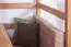 Kinderbett / Etagenbett / Funktionsbett Tim (umbaubar zu einem Tisch mit Bänken oder zu 2 Einzelbetten) Buche massiv natur inkl. Rollrost - 90 x 200 cm