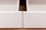 Etagenbett für Erwachsene "Easy Premium Line" K17/n inkl. 2 Schubladen und 2 Abdeckblenden, 90 x 200 cm (B x L) Buche Vollholz massiv weiß lackiert, teilbar