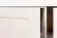 Kommode Segnas 01, Farbe: Kiefer Weiß / Eiche Braun - 88 x 130 x 43 cm (H x B x T)