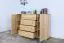 Sideboard mit 4 Schubladen, Farbe: Natur, Breite: 160 cm - Küchenschrank, Anrichte, Sideboard