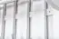 Garderobe Kiefer massiv Vollholz Weiß Junco 341 – Abmessungen: 150 x 60 x 33 cm (H x B x T)
