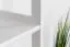 Regal Kiefer massiv Vollholz weiß lackiert Junco 56C - 125 x 60 x 30 cm (H x B x T)