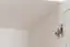 Massivholz-Kleiderschrank, Farbe: Weiß 190x80x60 cm