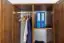 Landhaus-Stil Kiefer-Kleiderschrank, Farbe: Eiche 190x80x60 cm
