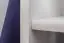Holzschrank Kleiderschrank Schlafzimmerschrank, Farbe: Weiß 190x80x60 cm