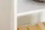 Regal Kiefer massiv Vollholz weiß lackiert Junco 52C - Abmessung 120 x 60 x 42 cm