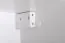 Wohnwand mit fünf Türen Kongsvinger 89, Farbe: Eiche Wotan / Weiß Hochglanz - Abmessungen: 160 x 320 x 40 cm (H x B x T), mit LED-Beleuchtung